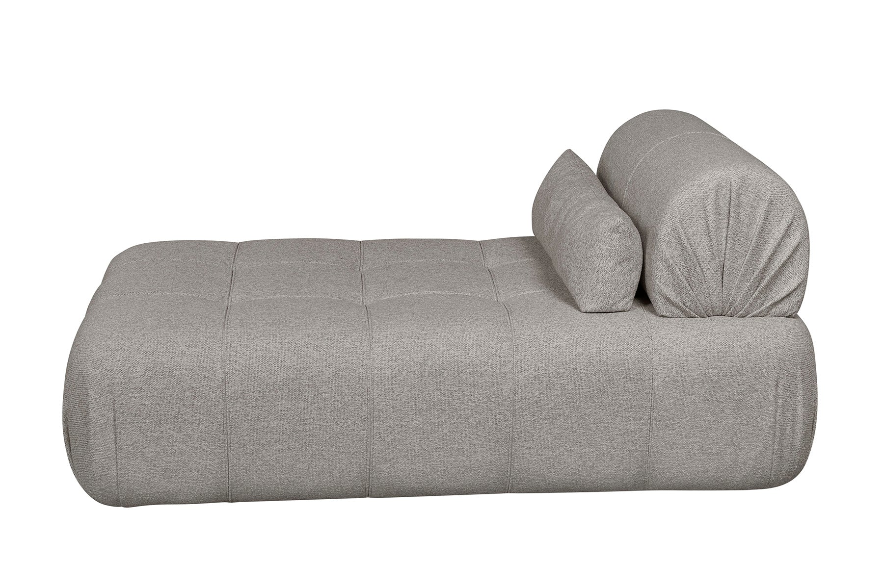 Chaise Fixa Peruíbe 165cm no Tecido Boucle - Mobili Store