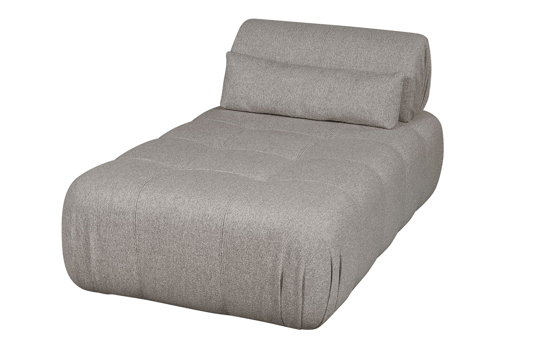 Chaise Fixa Peruíbe 165cm no Tecido Boucle - Mobili Store