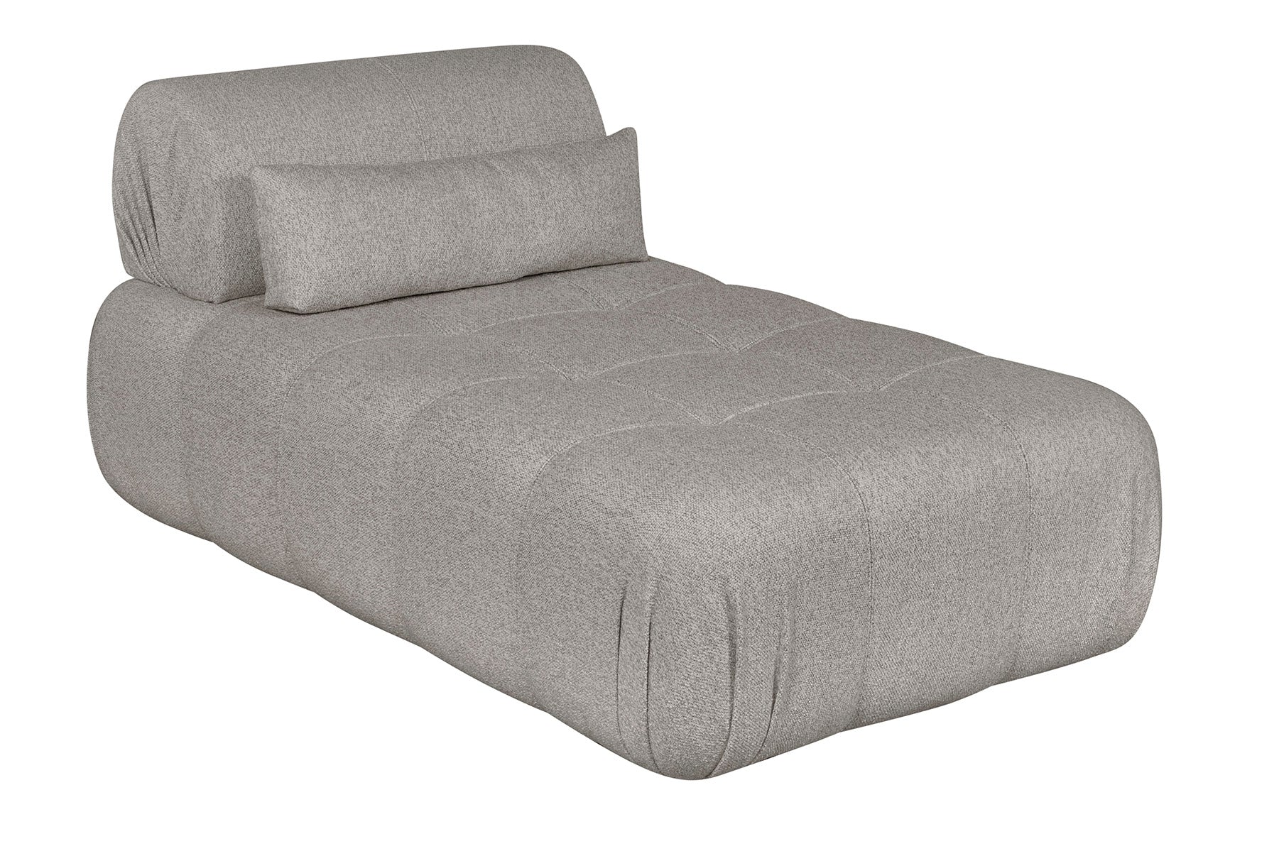 Chaise Fixa Peruíbe 165cm no Tecido Boucle - Mobili Store